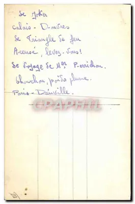 André Roanne — portret — Jacques Haïk, Paryż, nr 741 — Rewers