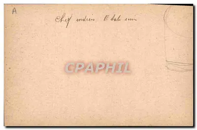 Chefe indiano — Est. 1901 — Editor não identificado — Verso