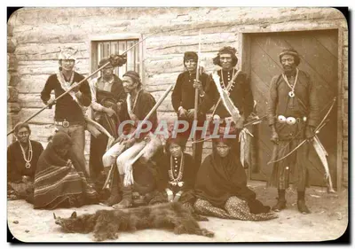Partida de caça indígena — Navajo — 1880's — Série Old West Collectors, n°37a