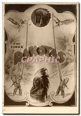 Os Dakotas Sioux — espetáculo — editor desconhecido, n° de série 10320
