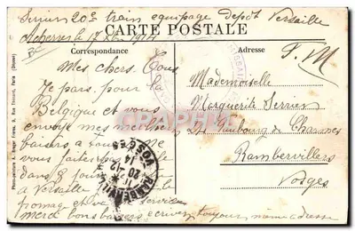 Forêt de Saint-Germain - Croix de Noailles - Cabanes de bûcherons — Collection de l'Hôtel-Restaurant de la Gare - Achères — Reverso