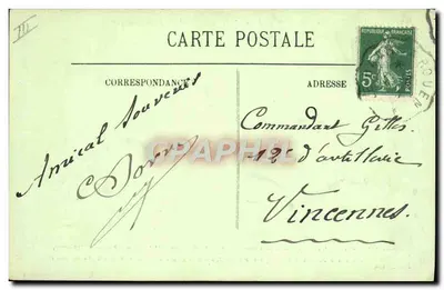 Le Havre — Paquebot "La France" firmy Générale Transatlantique — LL. n°234 — Rewers