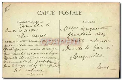 Le Havre — O Transatlântico "France", 220 metros de comprimento, entrando no Porto — Verso
