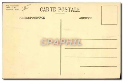 Paquebote "Florida" — Sociedade Geral de Transportes Marítimos a Vapor — Marseille — Verso