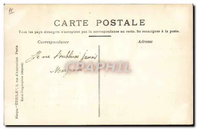 Amizade — Lembrem-se do que foi prometido outrora — Editor Estrela, Paris — Verso