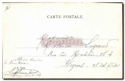Três bebês e um carneiro — Atração na Grande Chaumière — editor Bauer, Wien VII — Verso