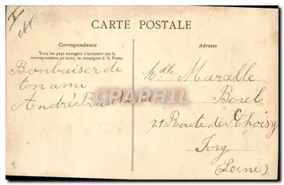 Paryż — Bulwar Bonne-Nouvelle — Kolekcja Lefèvre Utile — Rewers