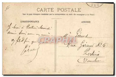 Contre-Appel — Sujeito satírico — E. R. PARIS (Modelo depositado) n° 14877 — Verso