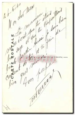 A CHEGADA DO PACOTE — humor militar — editor S.P. Paris — Verso