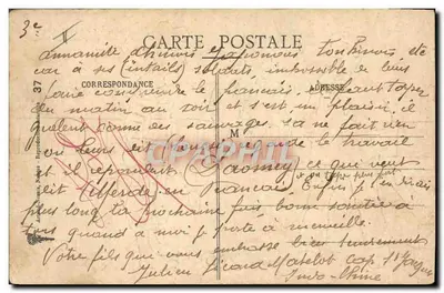 A Marinha Francesa — Humor Militar — Hugues, n°37 — Verso