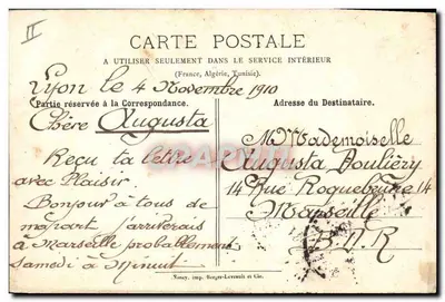 Exercício de embarque — Curso prático do Gradé de Cavalaria — Editor: Nancy, imp. Berger-Levrault et Cie — Verso