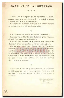 Generale de Mitry — Comandante un esercito (Battaglia della Marna, 1918) — Cl. H. Manuel — Verso