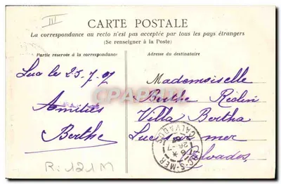 La vita ai campi — L'aveugle — Bibliotype Dugas, Série G — Verso