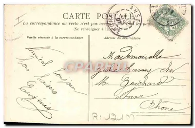 A vida nos campos — A armada em tempo de paz — Henri Béchard, Série E — Verso