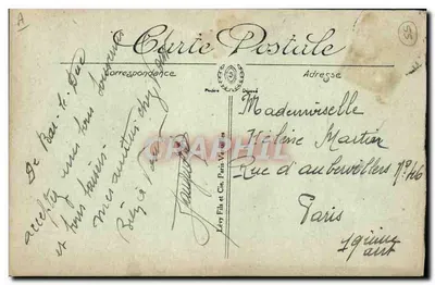 Bar-le-Duc — Zbiór Kawiarni Ptaków — Wydanie E. Cochet — Rewers