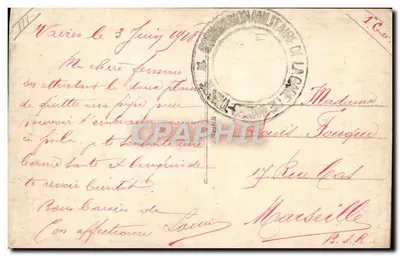 A Pipe do Verdadeiro Poilu — Editor Visé, Paris, n° 2309½ — Verso