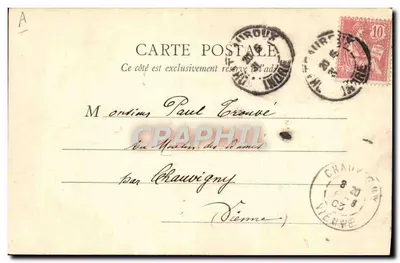 Châteauroux — Tabakfabrik — B. F. PARIS — Rückseite