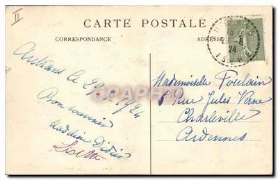 Dauphiné - De Lans a Autrans - O Chalet florestal da Croix Perrin - A.M. - A. Mollaret, Grenoble — Verso