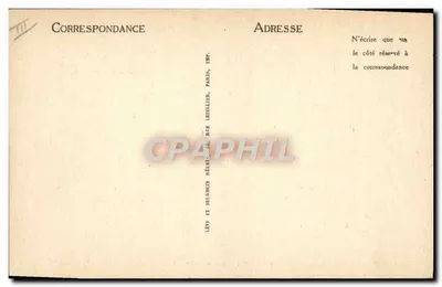 O Paquebote « France » da Cie Générale Transatlantique — LE HAVRE — Verso