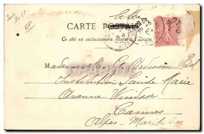 Menina e avó — G.I., Paris - 10 — Verso
