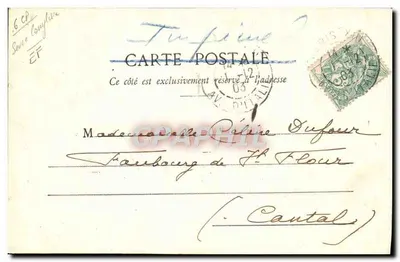 O Peage — Jeannette se afasta sonhando — G. I., Paris — Verso