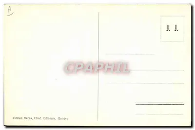 Chamonix — O Mauvais-Pas — J. J. 100 c — Verso