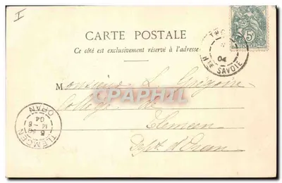 Kozioł na górze — Pittier, fot. — wyd., Annecy — n° 197 — Rewers