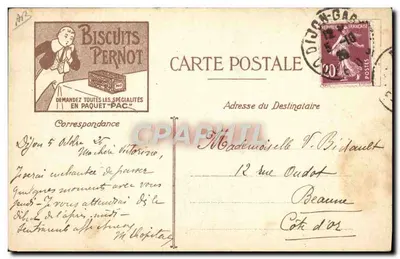 Trouville — As Praias da França — Editor: E. Desbœuf & Cie, n° 4018 — Verso