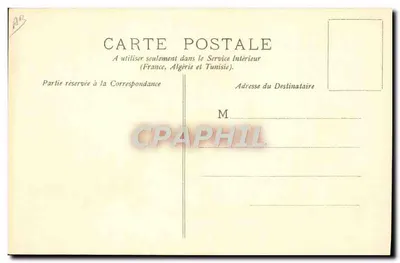 Antônio e Cléopatra — Coleção de La Crème Simon, Os Casais Célebres, Número 1 — Belleville Imp. Paris — Verso