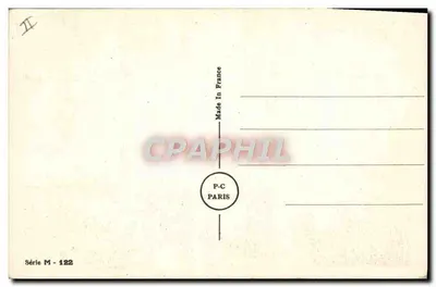 Dois soldados em conversa — Série M-122 — P-C PARIS — Verso