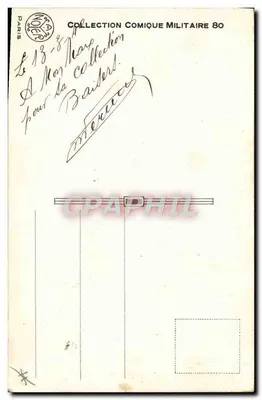 Sala de visita - Proibido tossir e cuspir — Coleção Comica Militar 80 — Verso