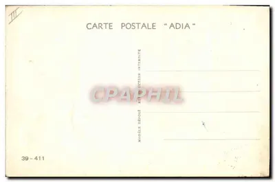 फ्रांसीसी सैनिक — लकड़ी के घोड़े के साथ कारिकरण — प्रकाशक ADIA, संख्या 39-411 — पीछे
