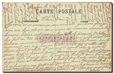 Partenza dei Coscrizioni Bretoni per il Reggimento — Collezione Vilard Quimpe — Verso