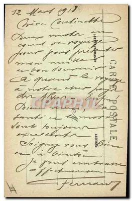 Młoda kobieta i dziewczynka z Pont-Aven — Collection Villard, Quimper — n° 1684 — Rewers