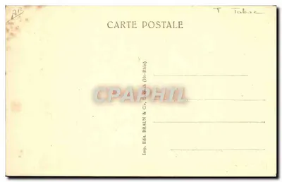 Hœrdt — Suszenie tytoniu — Imp. Edit. BRAUN & Cie, Dambach (Ht-Rhin) — Rewers