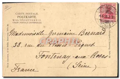 Filsare-Hoerdt-Élsass — Suszenie liści tytoniu — wydawca nieznany — Rewers