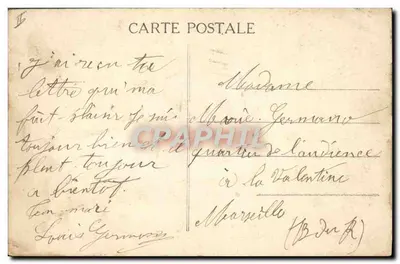 Bilhete postal antigo Floresta de Paris — Bois de Boulogne — Escritórios da administração e casa dos guardas — Verso