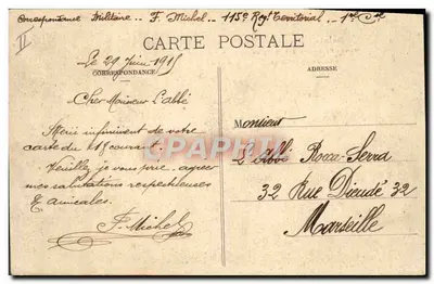 Saint-Dié (Vosges) — Casa Florestal das Molières — Ad. Weick, Número 2820 — Verso