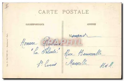 Casa Forestal del Horno de los Monjes — Argonne — 1914-15 — Reverso