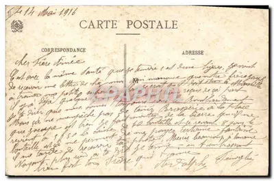 Os Cols dos Vosges — Casa florestal e capela da Chapelotte — Vale de Celles — Ad. Welck, Saint-Dié - N° 5960 — Verso