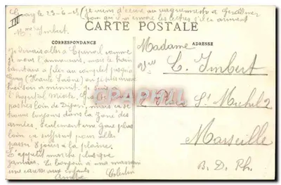 Wąwóz Straiture — Dwie chatki leśne Schmalique i Haut-Valtin — Ad. Weick - Saint-Dié N° 6466 - Cl. Th. — Rewers