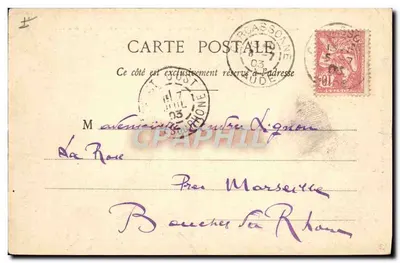 Vale do Hudé - Boré des Fanges - Casa do Guarda (Prat del Rey) — Claro e pitoresco na parte mais alta da Floresta — Série 4, Laborie frères, Toulouse — Verso