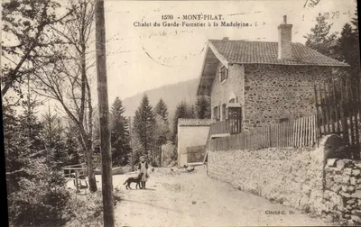 Mont-Pilat — Chalet do Guarda-Florestal na Madcleine — Cliché C. Dr