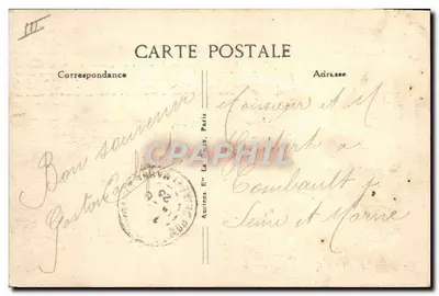 Le Havre — Transatlantyk "France" — G. F. Le Havre — Rewers