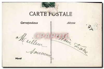 As Bodas de Jeannette — cena de casamento — Editor E.D. n°4421 — Verso