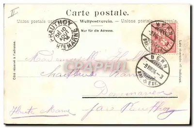 Bern - Bärengraben — tre orsi nel loro recinto — EDIZIONE PHOTOGLOB CO. ZÜRICH n°37 — Verso