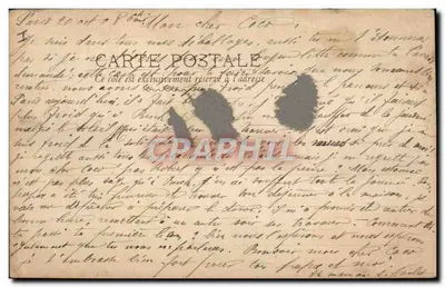 Cão e cabra — Salão 1903 — Bonnefoy, 'Bonhomie' — S.I.P. n°238/7 — Verso