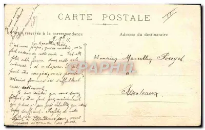 Kobieta w stroju z plamkami — ilustracja — Édouard - 11 — Rewers