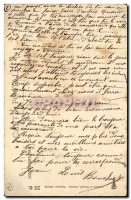 A Bretanha — Todos sob o mesmo teto! — Carta postal humorística — Verso