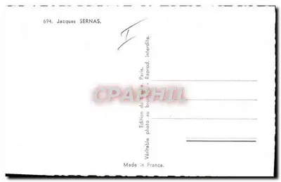 Jacques SERNAS — Studio Harcourt — n°694 — Rewers